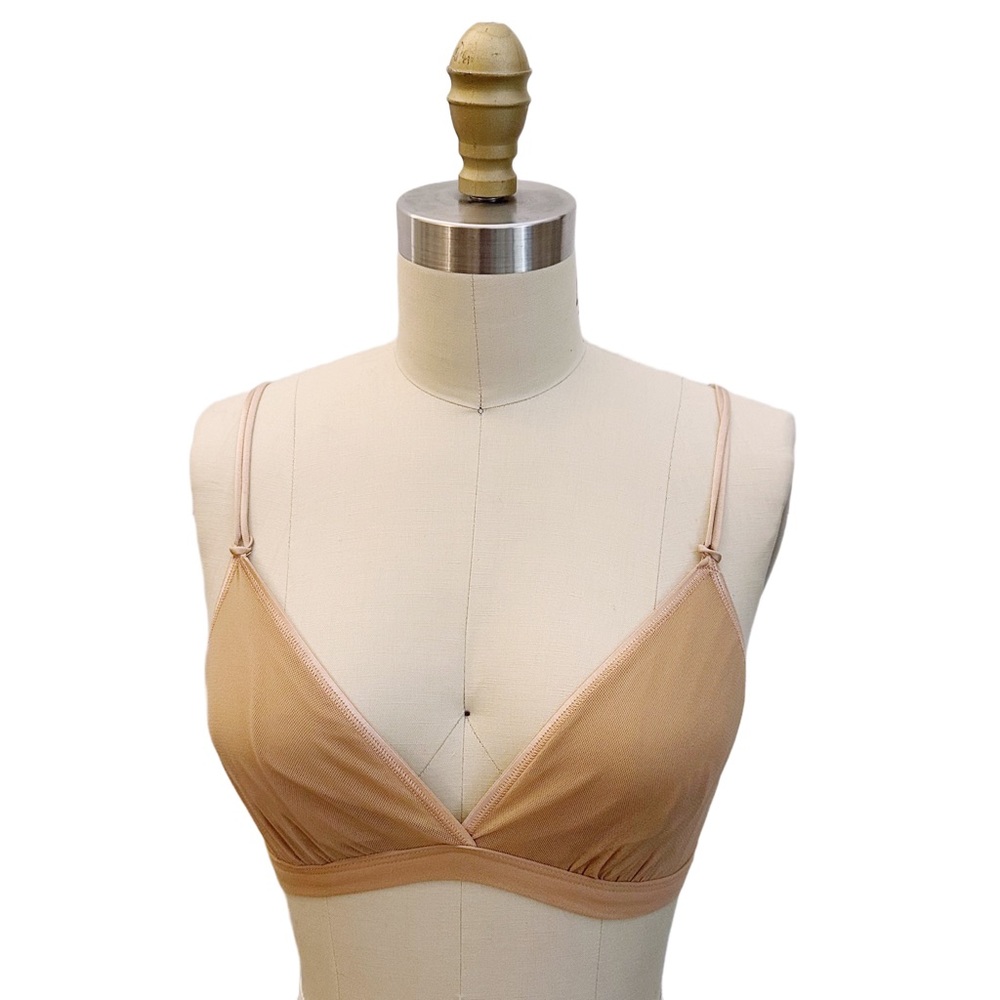 Cosabella Mesh Bralette Bra Tan Taupe